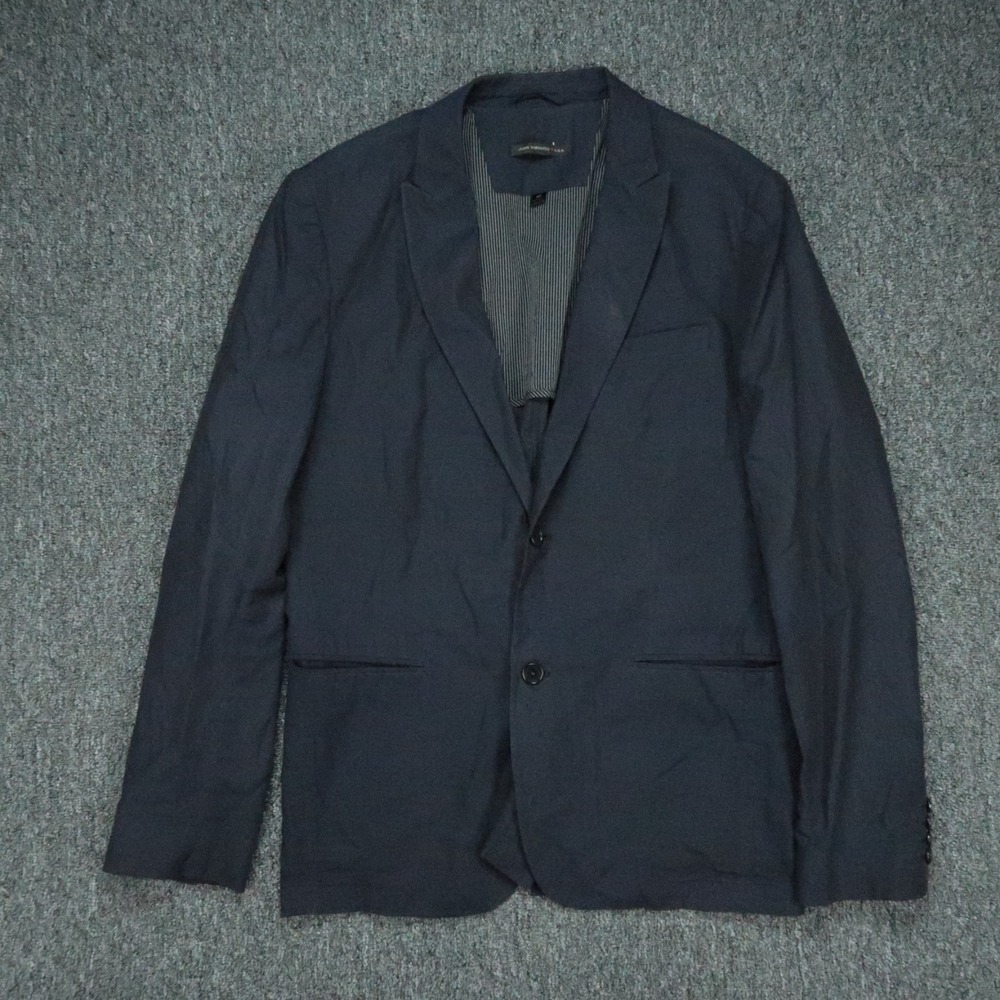 John Varvatos Blazer Men 40R Blue Lightweight Formal Sport Coat Italy